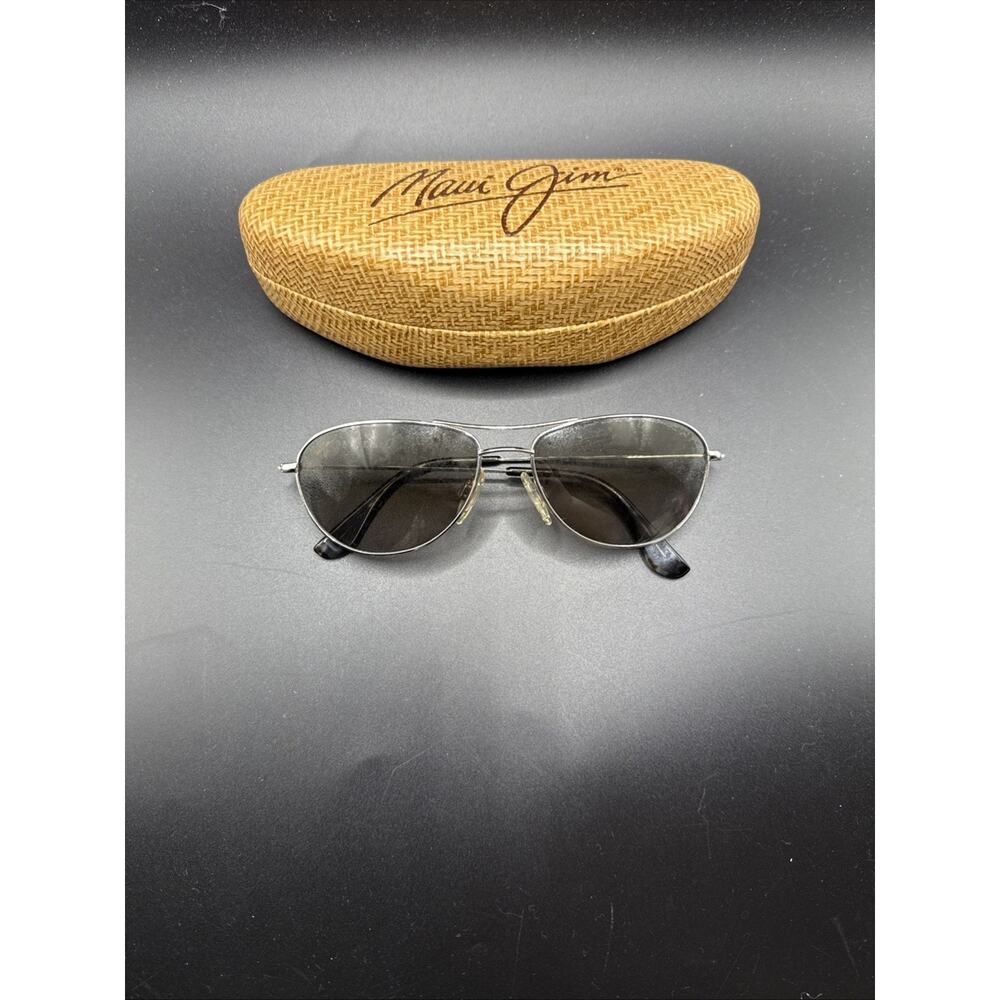 Maui Jim MJ-245-17 Titanium Sunglasses Women 56-18-120 Frames Only w/ Case
